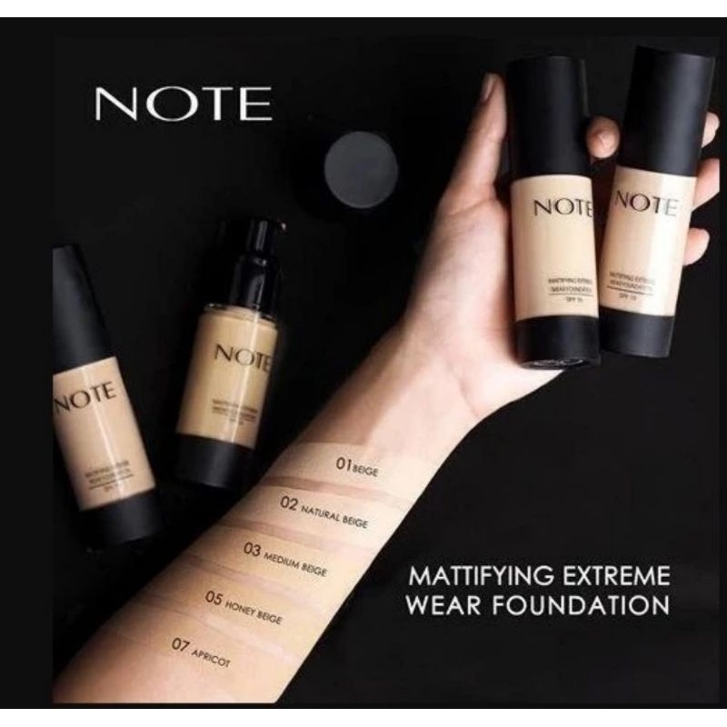 NOTE COSMETICS Luminous Moisturizing Foundation.