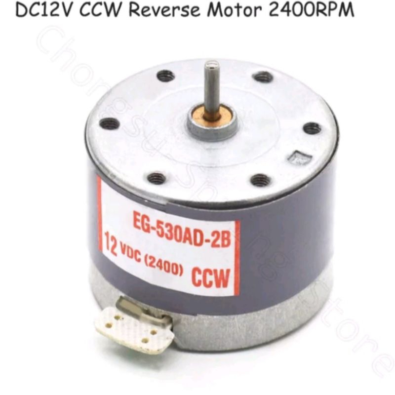 dinamo motor DC 12v ccw rpm2400