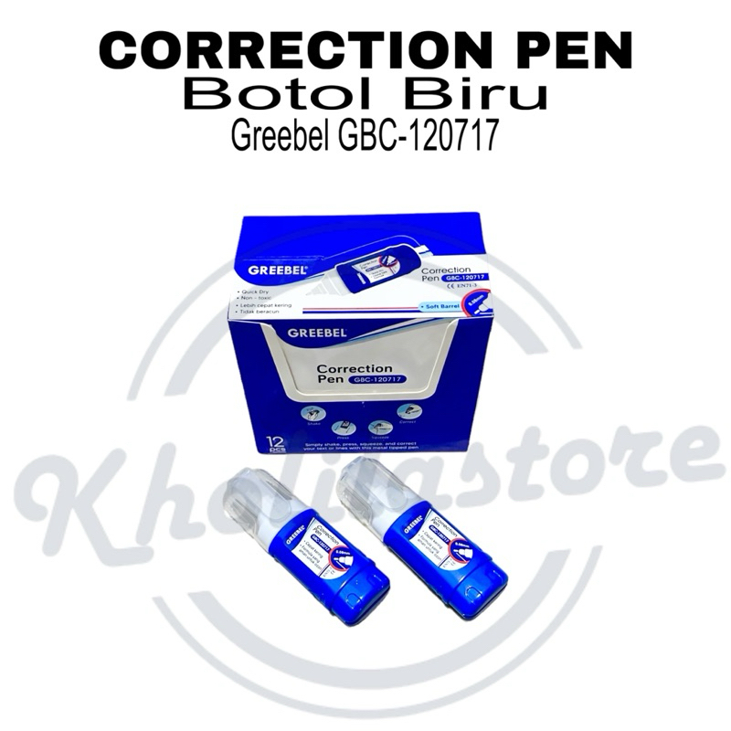 

(12 pcs) Correction Pen / Tipe X Greebel GBC120717