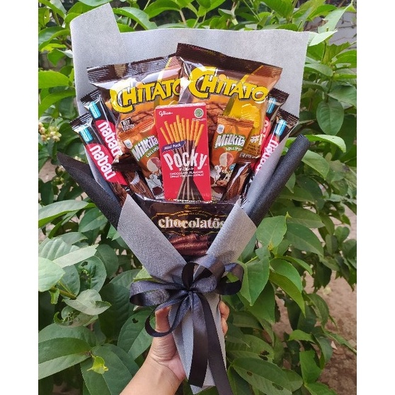 

DWXY1463 MEGA SALE (S) Buket cowok/paket/bingkisan Snack Ulang Tahun/Ultah/ Wisuda/Kado/Hadiah/ ANNIVERSARY / CEWE