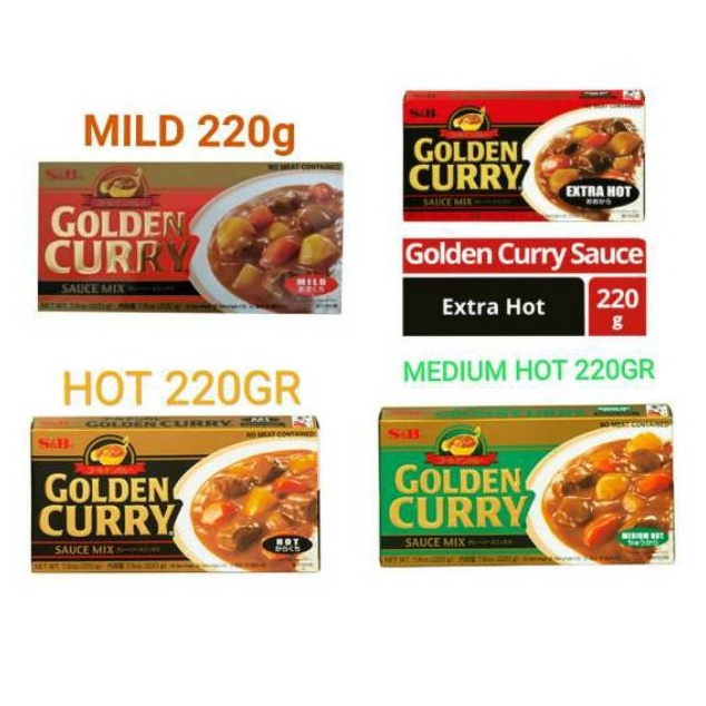

✨Grosir✨ S&B Golden Curry 220g Bumbu Kari Jepang 220g buruan