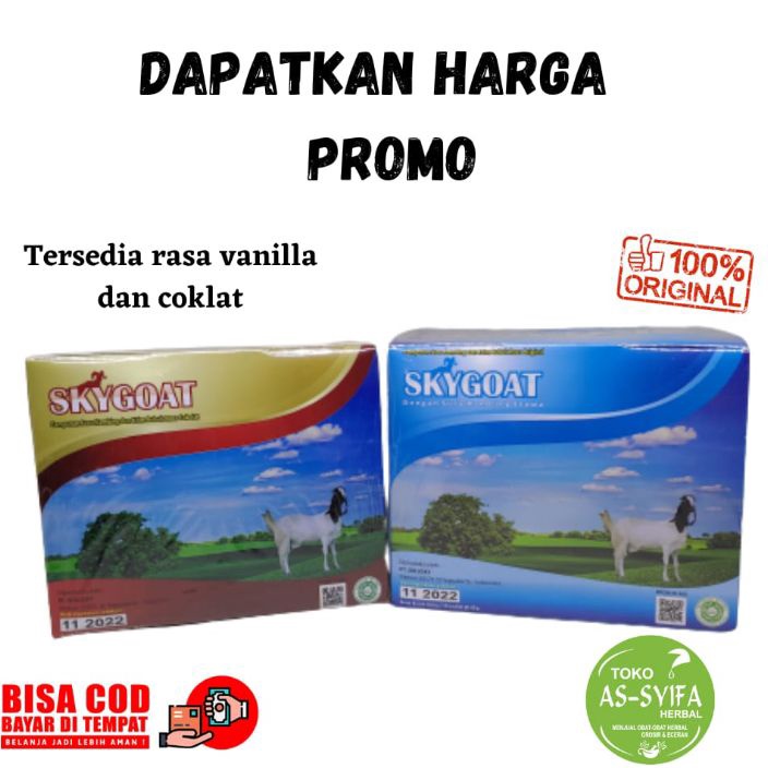 

MODEL YDW003 Skygoat Susu Kambing Etawa / Skygoat Coklat Vanilla / Skygoat Original / Skygoat Rasa Coklat Vanilla / Sky Goat etawa / Sky Goat Susu Kambing