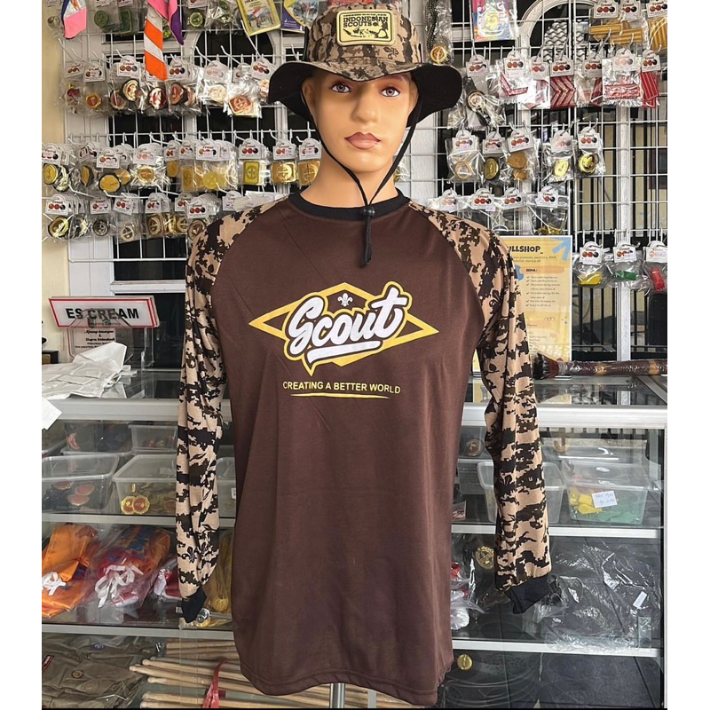baju pdl loreng scout pramuka