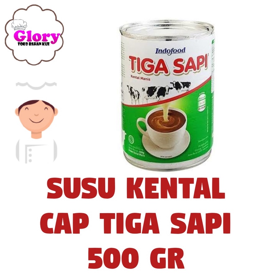 

[⁂D67<] susu kental manis cap tiga sapi 500gr [216]
