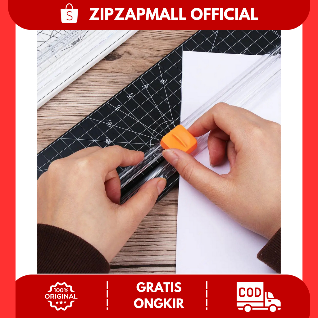 

Alat Pemotong Kertas Portabel Paper Trimmer Cutter A3 F4 A4 A5 Photo Priginal Terpercaya / Alat Pemotong Kertas Slide Tarik Potong PC Anti Selip