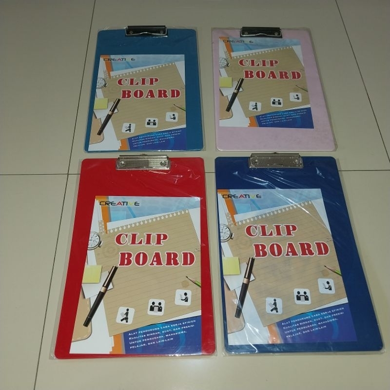 

(1 pcs) Clip Board / Alas Ujian Anti Pecah