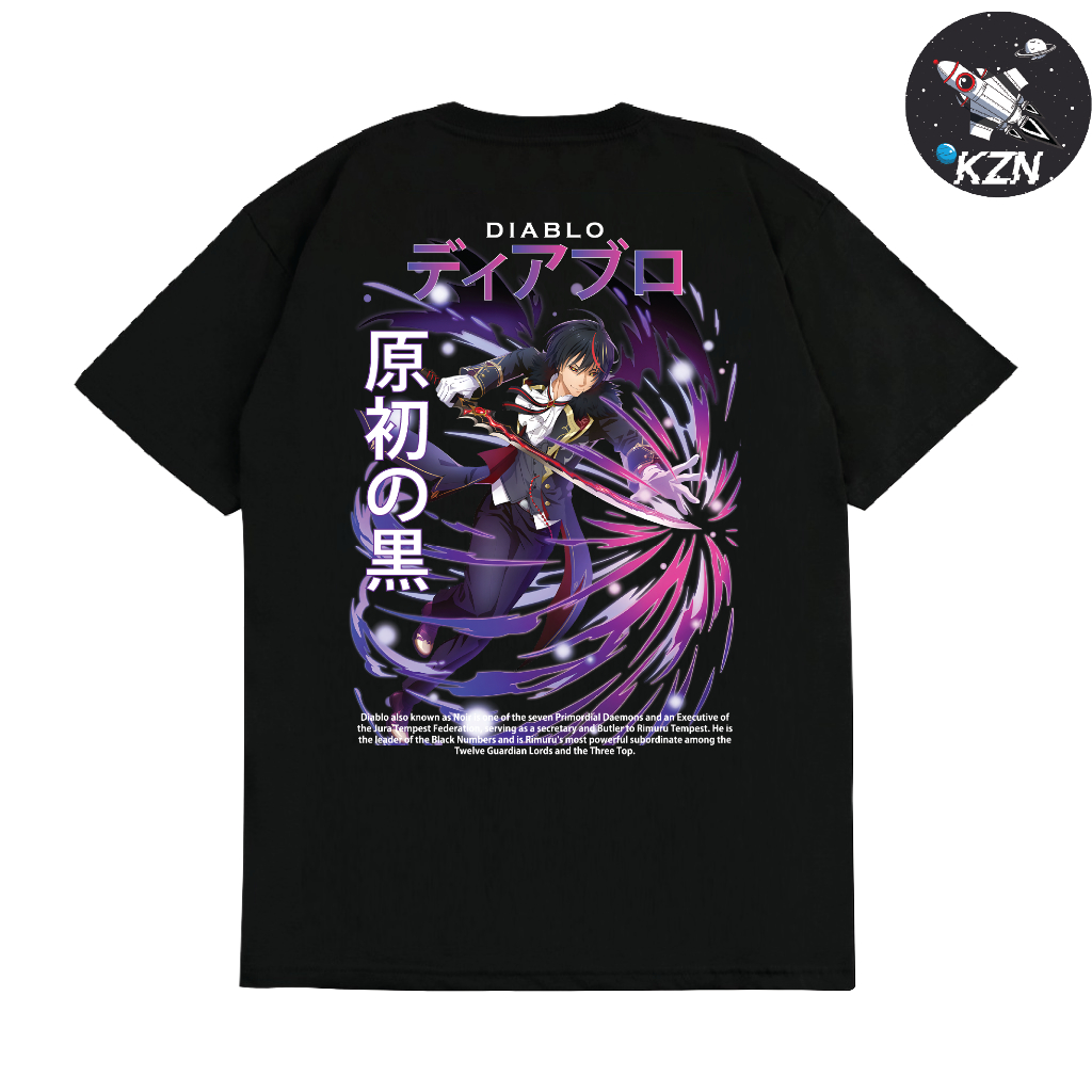 Kaos Anime Diablo Noir Primordial BlackTensei Shitara slime datta Ken Rimuru