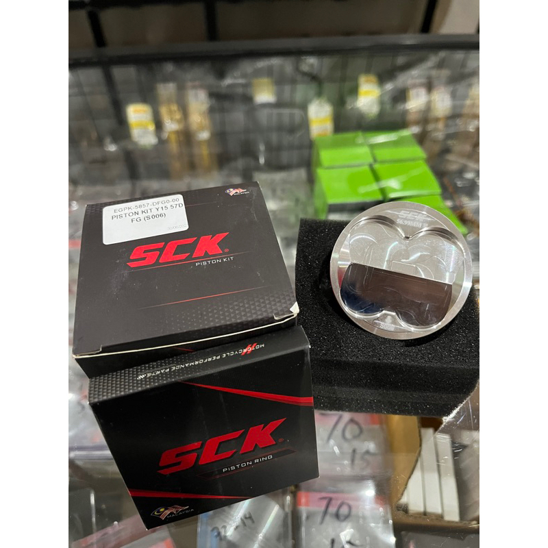 PISTON SCK MX KING 57MM PORGET PIN 14