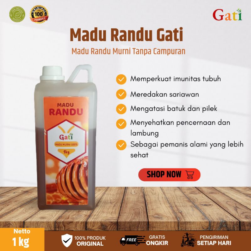 

Madu Randu Asli 1 kg - Madu Randu Tanpa Campuran Asli Murah