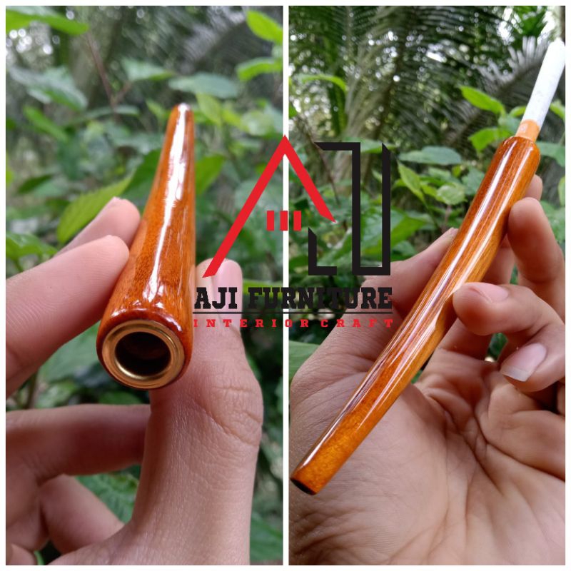 once pipa kayu secang/kayu herbal