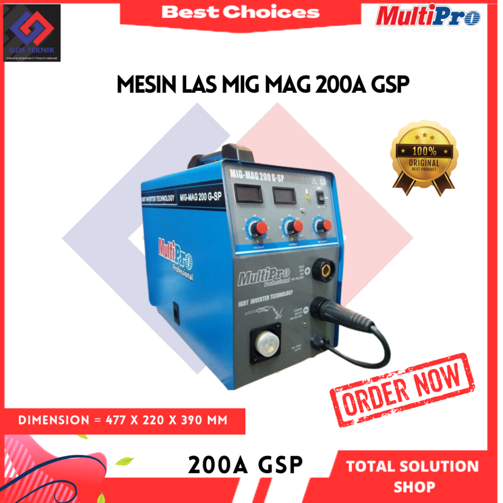 mesin las Mig Mag multipro 200 G-SP - mesin las mig 200A -murah