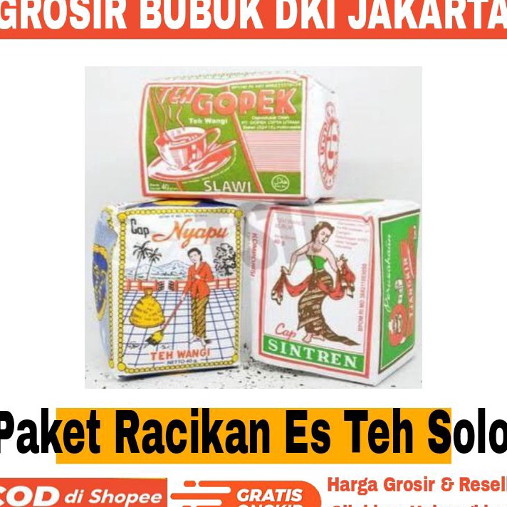 

BQRS9025 DiSkon !! Racikan Es Teh Solo Paket 3 Teh Tubruk Khas Teh Solo Teh P0Cl