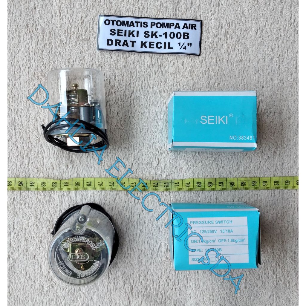 OTOMATIS POMPA AIR DRAT KECIL (1/4")