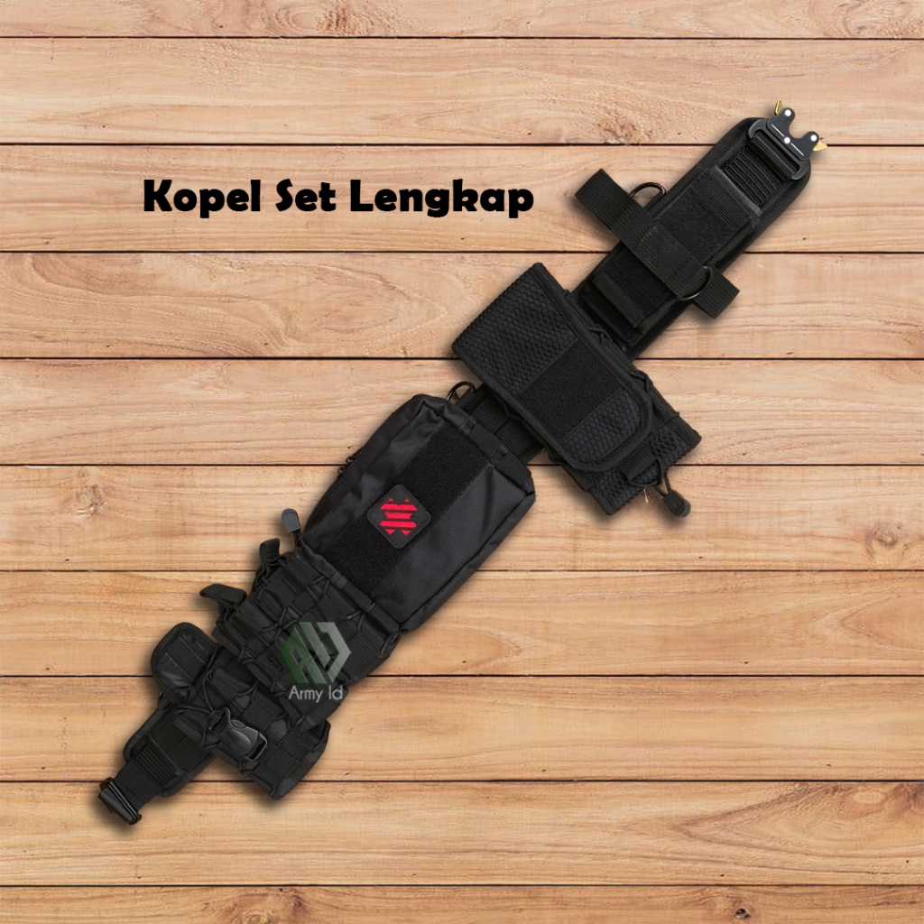 TY7 KOPEL SET TACTICAL Lengkap Kopel Serbu Warbelt Tactical Kopel Set Lengkap Bantalan Kopel Tipis