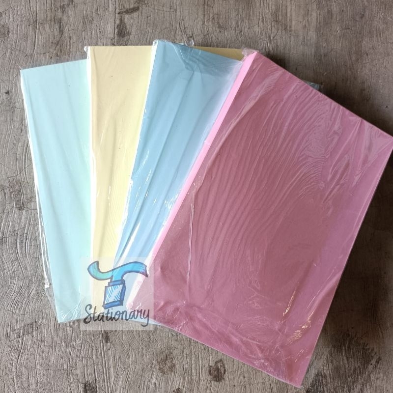 

Kertas Cover BC Pindo Deli Aslii Folio WARNA MUDA (Isi 50 Lembar).