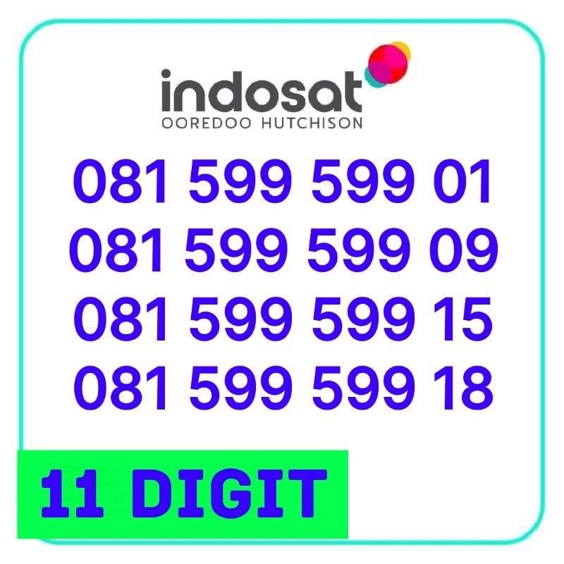 IM3 11 digit ABC ABC