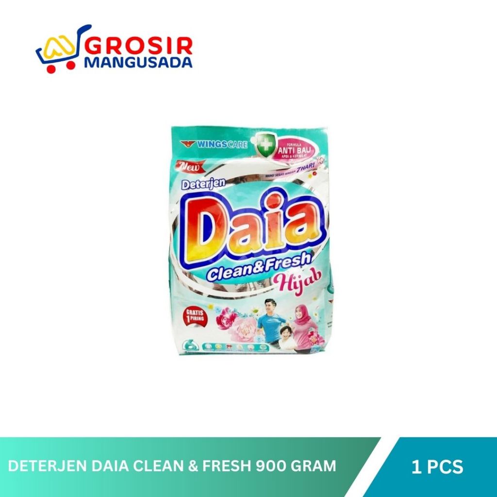 Daia Deterjen Bubuk Clean & Fresh 900gr