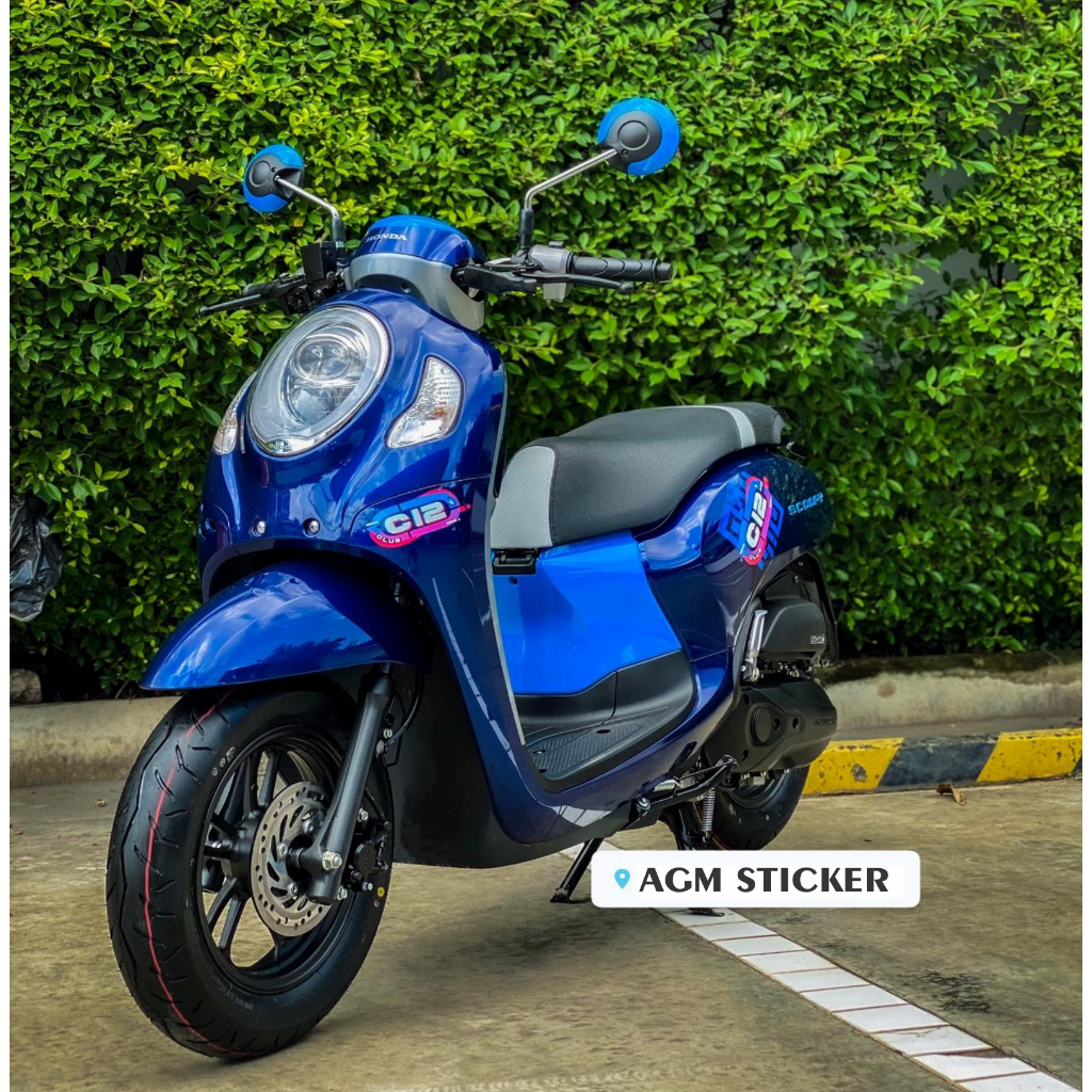 STRIPING TRANSPARAN SCOOPY NEW 2021-2023/STRIPING SCOOPY MOTIF ORI THAILAND NEW DESIGN