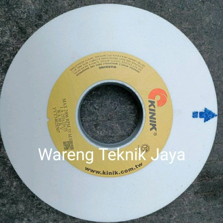 Batu Grinda KINIK 1A 255 × 25 × 75 Mm Grit 60 80 100 120 K V Grit