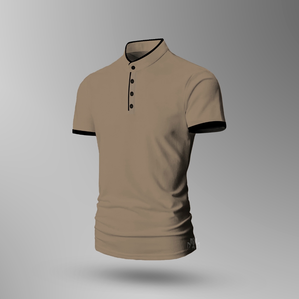 KAOS KERAH SHANGHAI  PRIA PENDEK TSHIRT