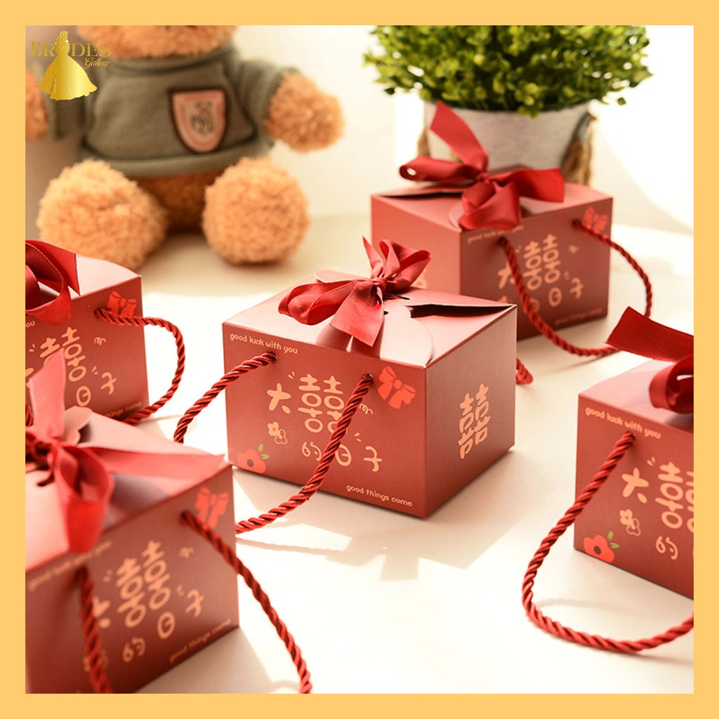 

BD Paperbag Souvenir Wedding / Kotak Souvenir Pernikahan Sangjit Shuang Xi / Paperbag Souvenir Teapai Shuang Xi PP05