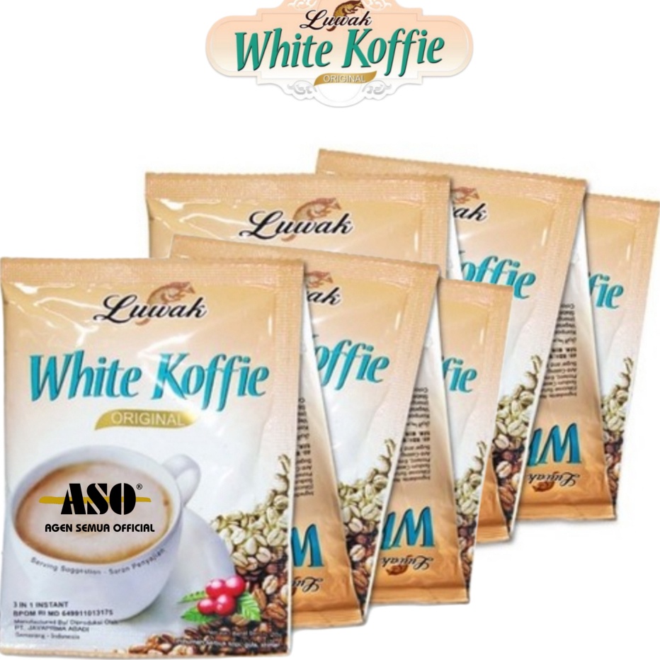 

WZYJ2605 PALING AMPUH>>> Kopi Luwak white Coffe original 20g RENCENG ( ISI 10)