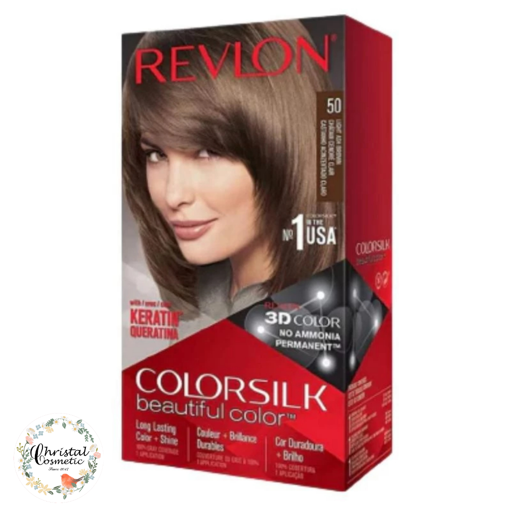 REVLON HAIR COLOR NO 50 LIGHT ASH BROWN