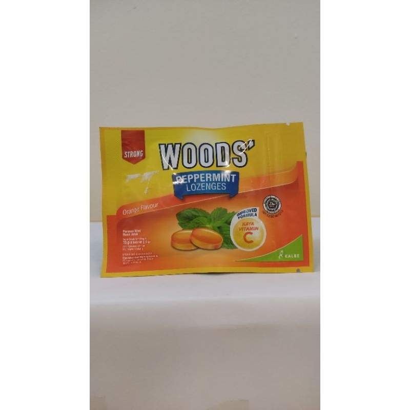 

Woodz Lozenges Orange Permen