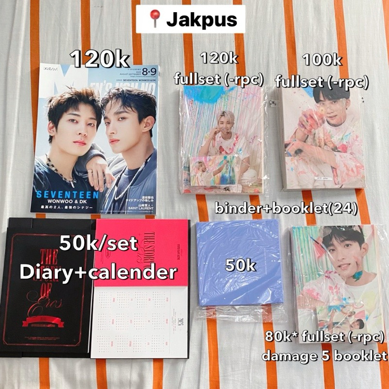 Magazine Mens no no japan Wonwoo Dk Cover | Diary+calender Sg 23| Album Seventeen Sector Photobook F