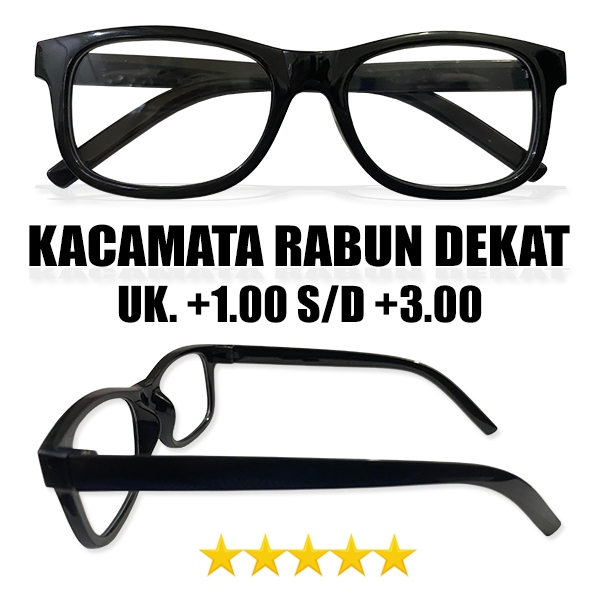 Kacamata Baca Plus 0.50 sd Plus 4.00 Frame Kotak