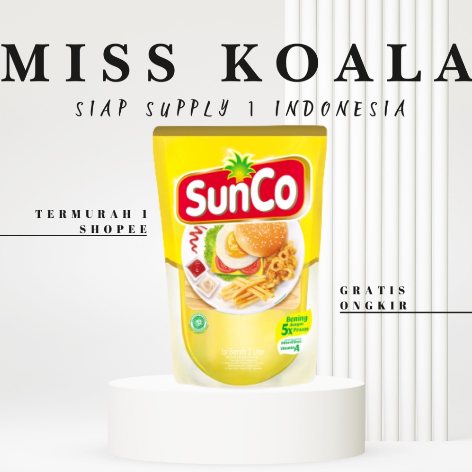 [♛C86$] MINYAK SUNCO POUCH KEMASAN 2 LITER BISA DIMINUM READY STOCK [270]