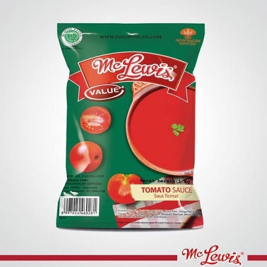 

[♜U4>] MC LEWIS TOMATO SAUCE - SAUS TOMAT 1 KG [46]