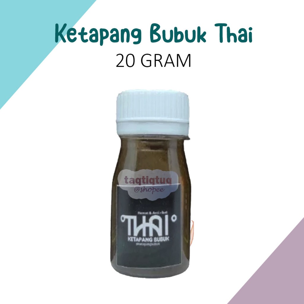 TQ Ketapang Bubuk Thai 20 Gram Super Pekat Ekstrak Daun Ketapang Thailand 20gr 20gram
