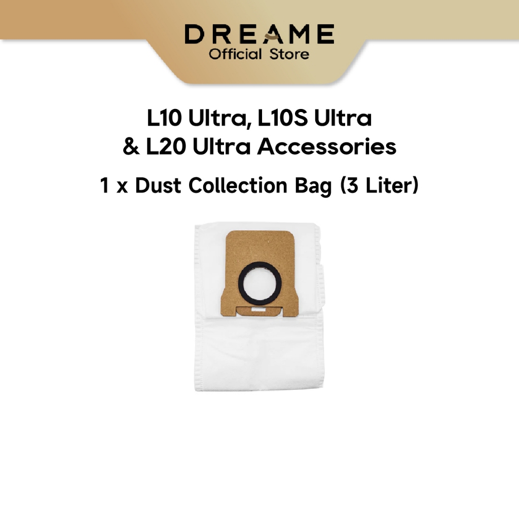 Dreame L10 Ultra / L10S Ultra / L20/ L10S Pro Ultra/X30 Ultra Dust Collection Bag & Side Brush