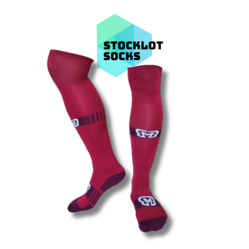 Kaos Kaki Futsal/Sepak Bola MBB Apparel Original Maroon (TANPA TAG)