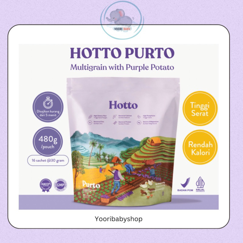 

HOTTO PURTO - Multigrain drink cereal / minuman sehat