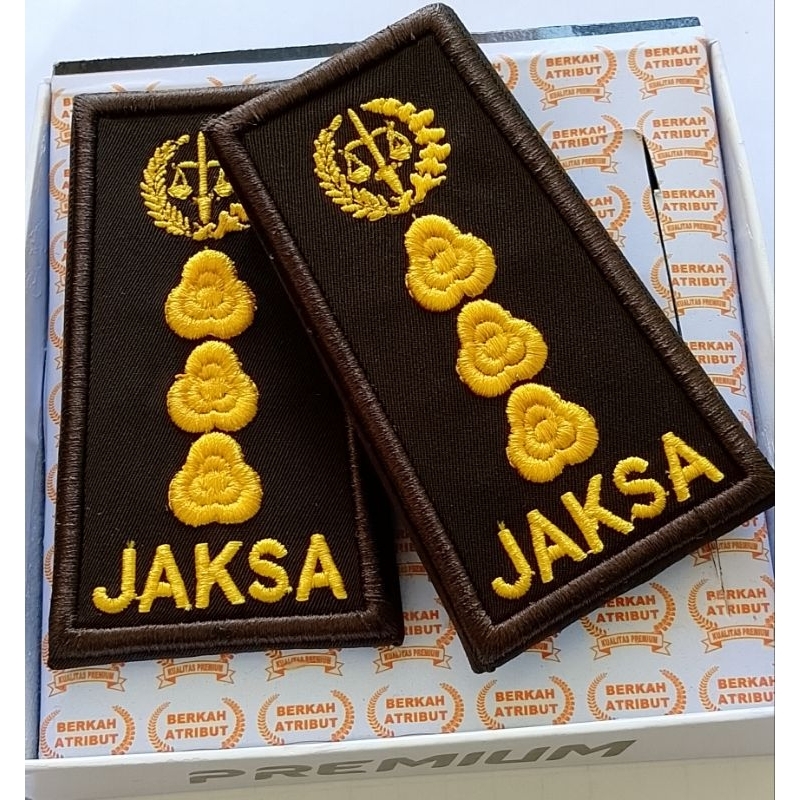 Pangkat Pdh Jaksa 4B Bordir