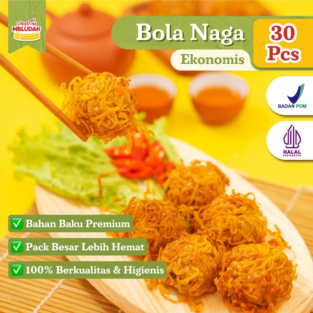 

Dimsum Mbludak Bola Naga Frozen Dimsum Ekonomis Halal 30 Pcs