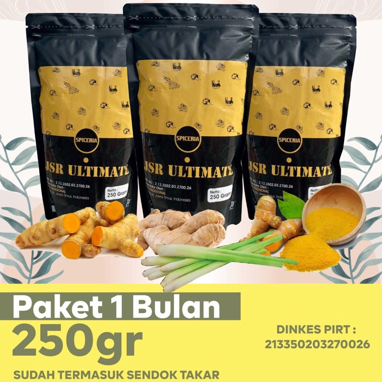 

B3stpr0 [PROMO] Ramuan JSR paket 1 bulan isi 250 gram include sendok takar Big Discount