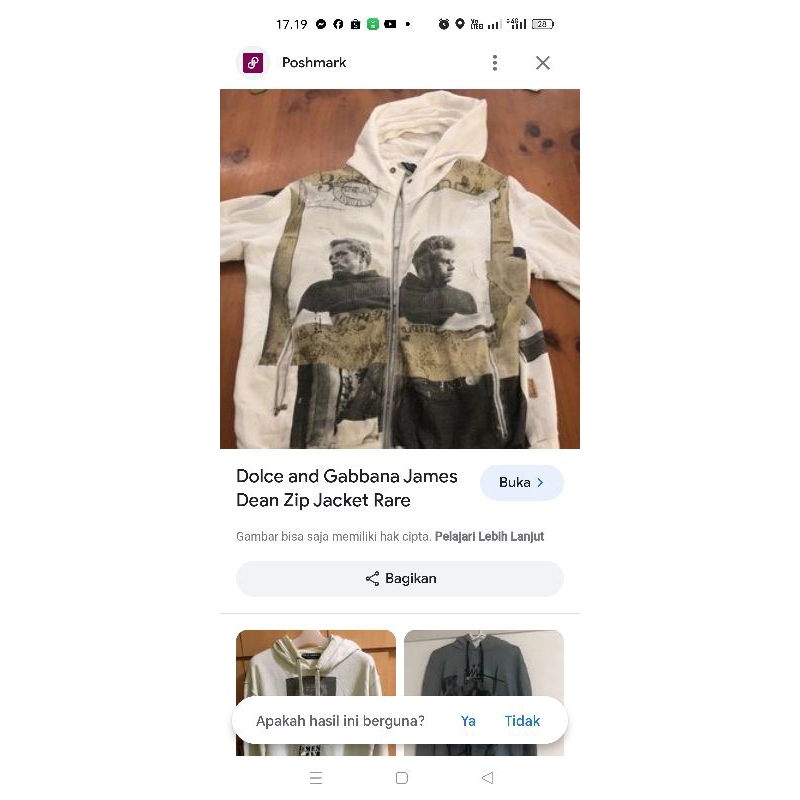 Zipper Hoodie Dolce & Gabana James Dean