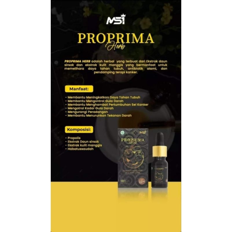 Proprima Herb M5i Untuk Daya Tahan Tubuh BPOM/Ori