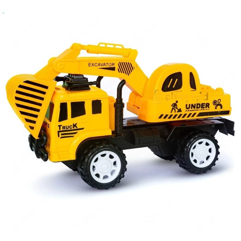 Mainan Anak Truk Excavator Besar / Mainan Truk Kontruksi Beko / Mainan Truk Beko Excavator