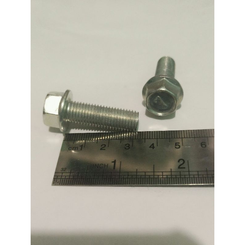 BAUT KEPALA K14 PANJANG 30MM FLANGEBOLT M10×30MM