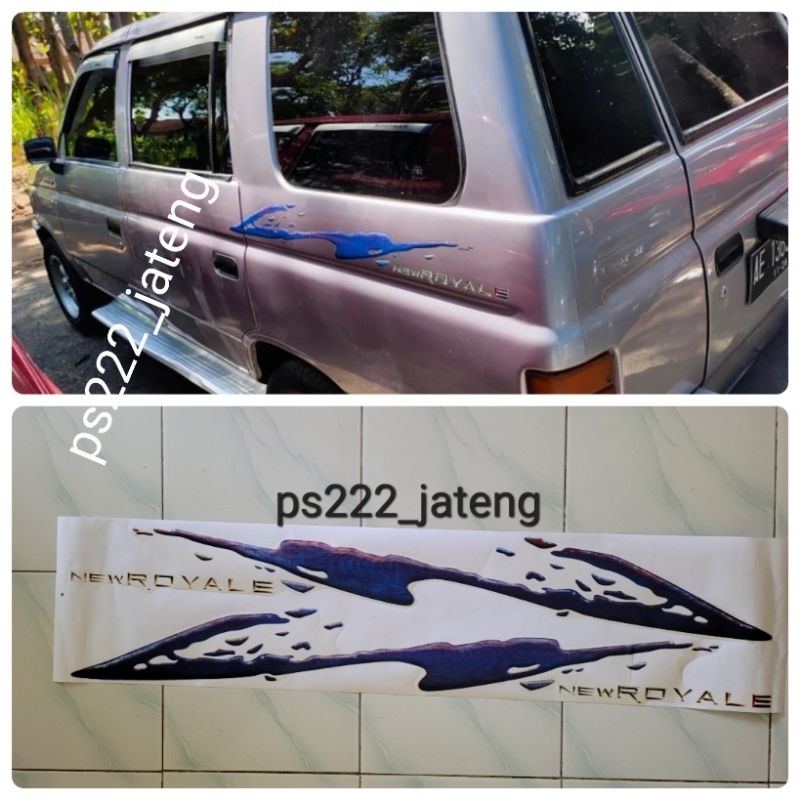 Stiker stiker list body  panther new royal/ stiker new royal isuzu panther