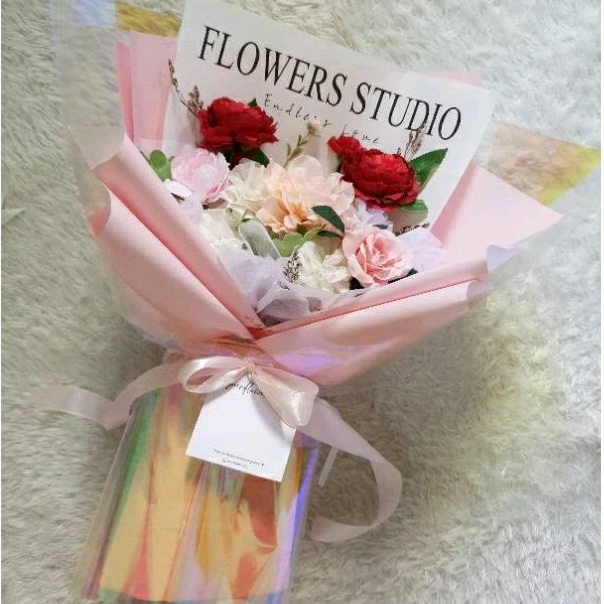 bucket bunga artificial | bucket bunga wisuda | bucket bunga