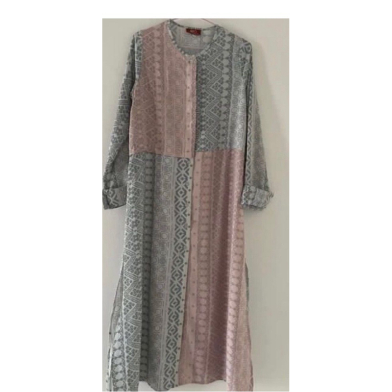 SALE  Preloved like New Wulan Long Tunic Pink by Ria Miranda