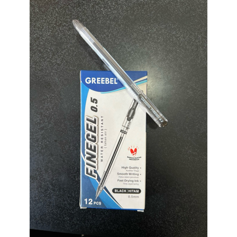 

Greebel Finegel 0.5 Hitam Pena Tinta