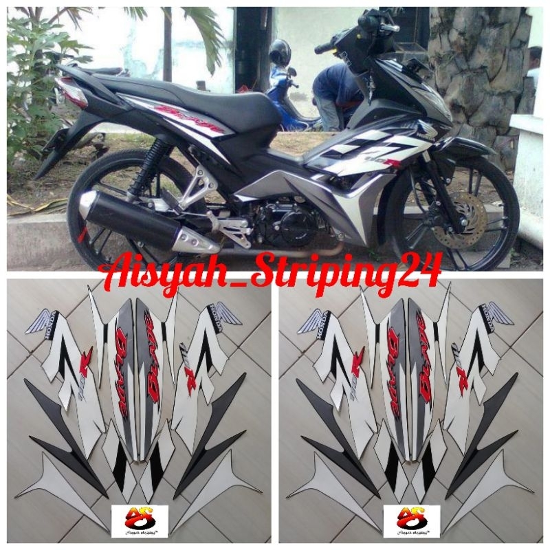 Stiker striping honda blade 110R 2010