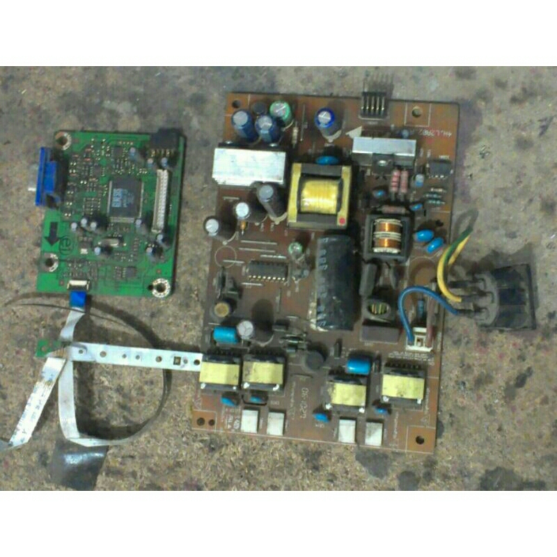 PSU dan MB lcd komputer DELL E197FPB