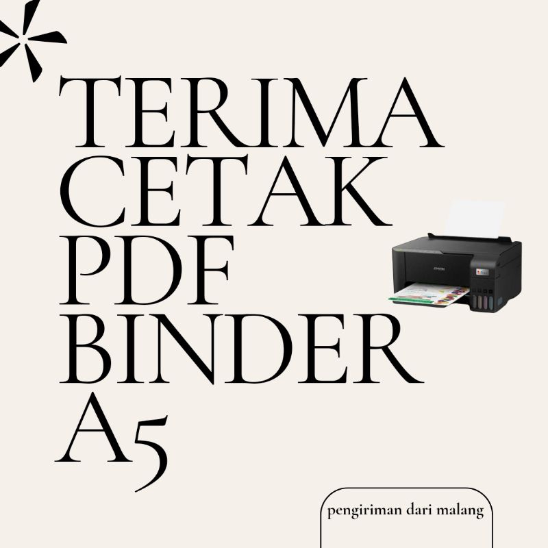 

terima cetak dokumen ke binder a5